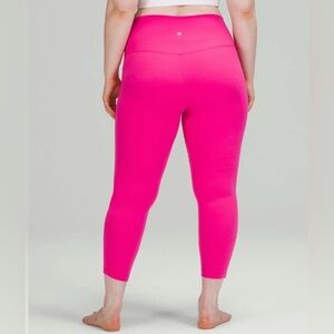 Lululemon Align High-Rise Pant 25" Sonic Pink size 8